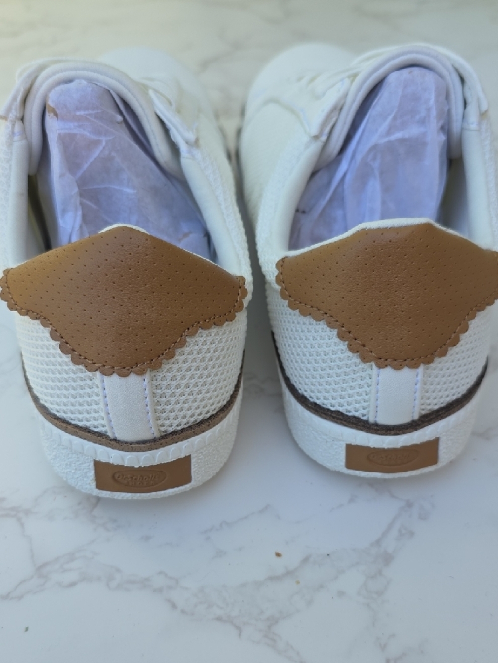 New Women's Size 9 Sneakers Shoes Dr. Scholl's White Seaside Beach Comfy - Picture 8 of 13